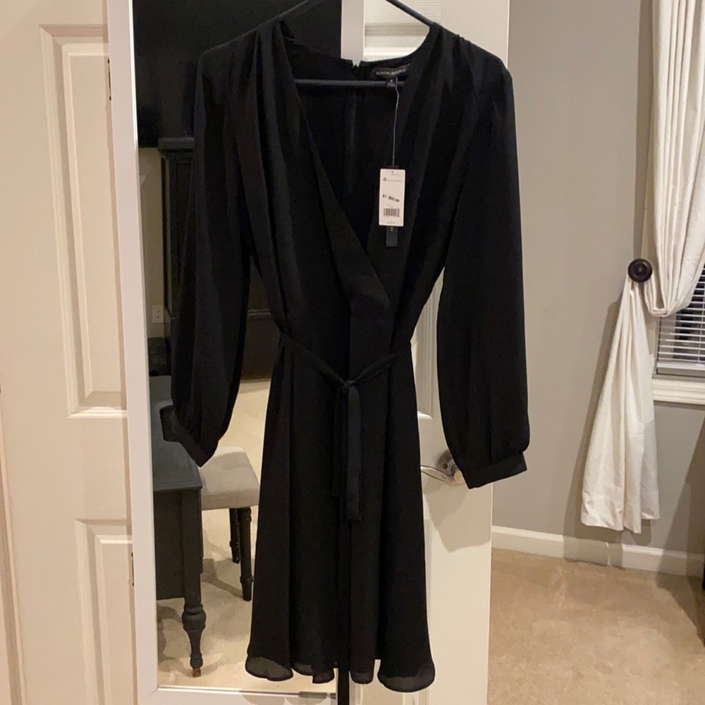 Black long sleeve dress